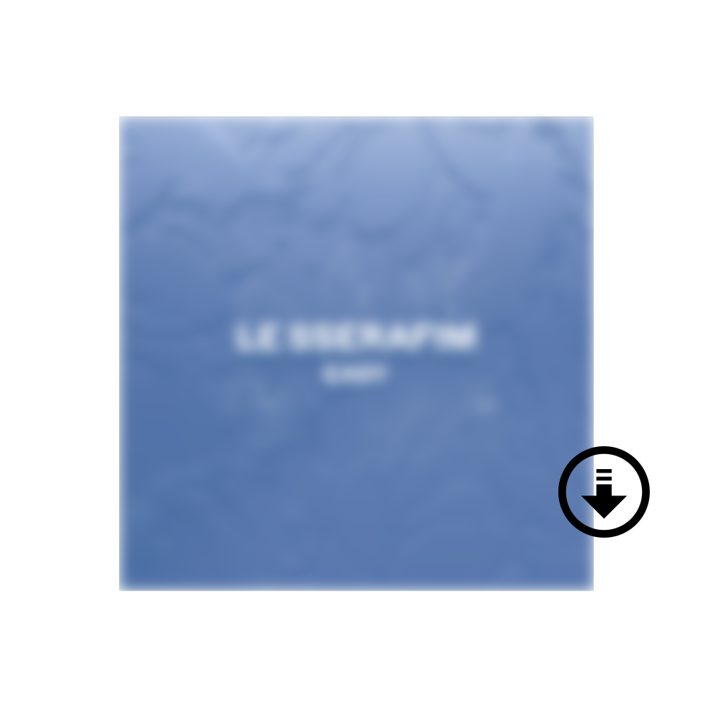 EASY' (English ver.) Digitally Signed Cover - LE SSERAFIM Official