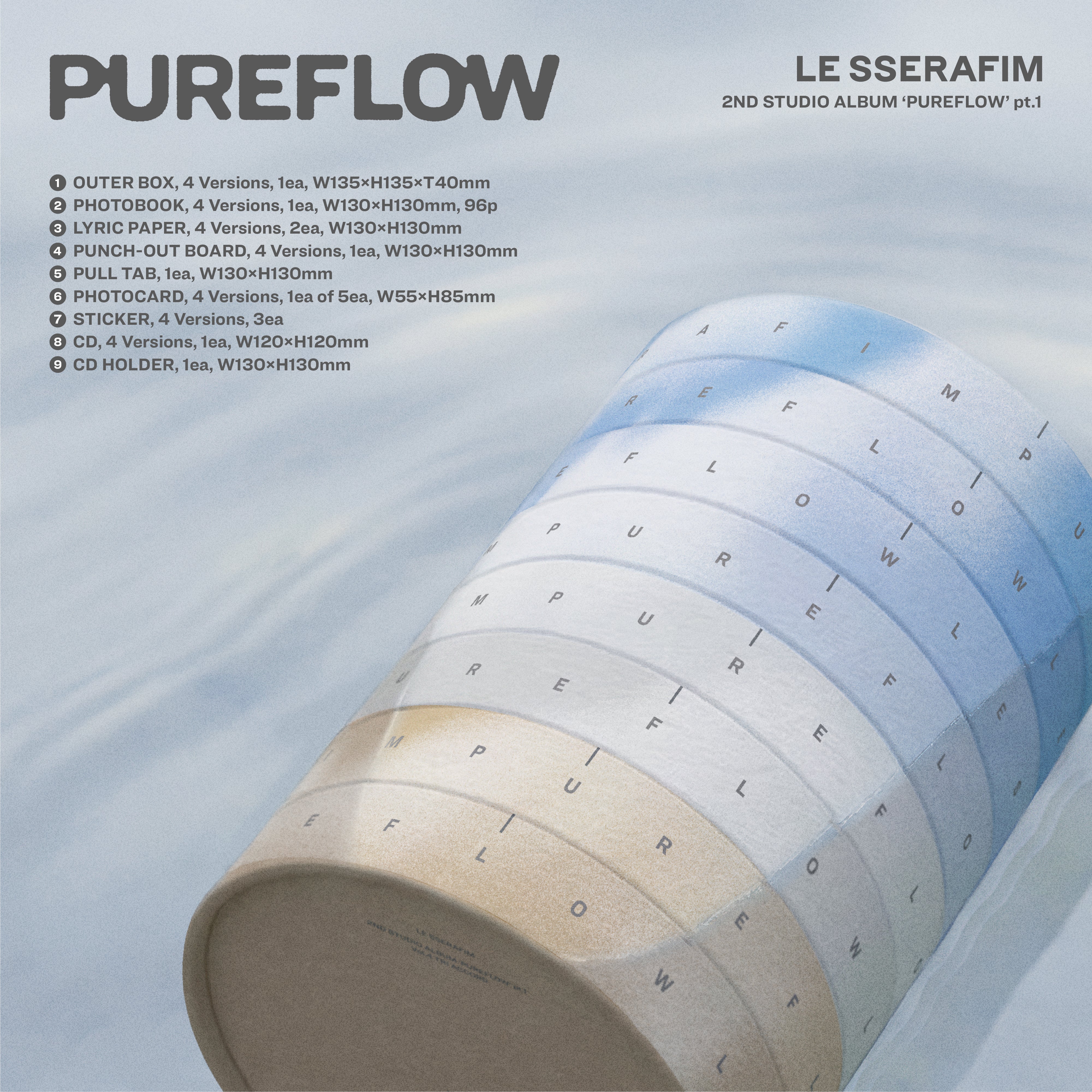 2nd Studio Album ‘PUREFLOW’ pt.1 BIRCH SCAR (Signed ver.)