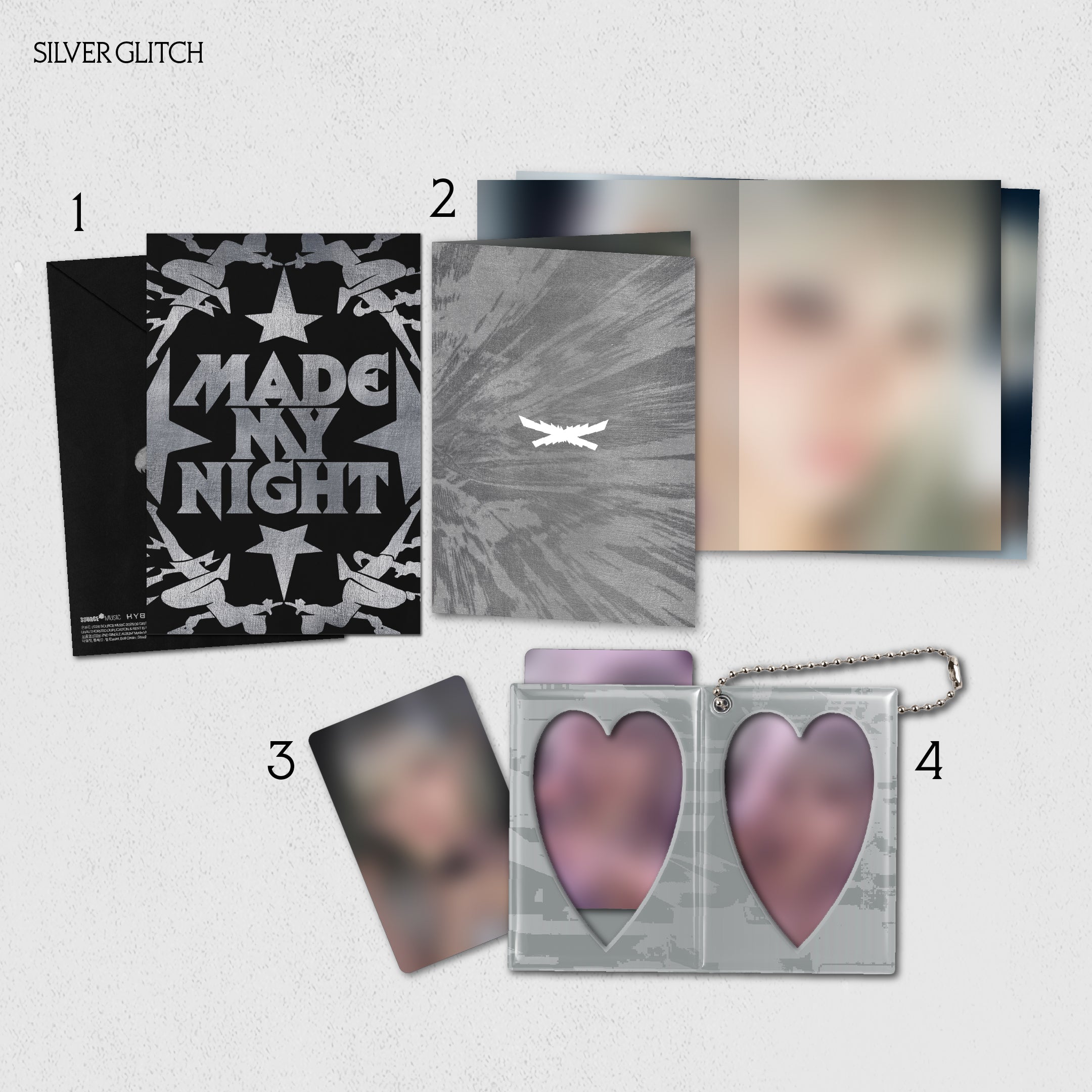 'Made My Night' (COMPACT ver.) Silver Glitch