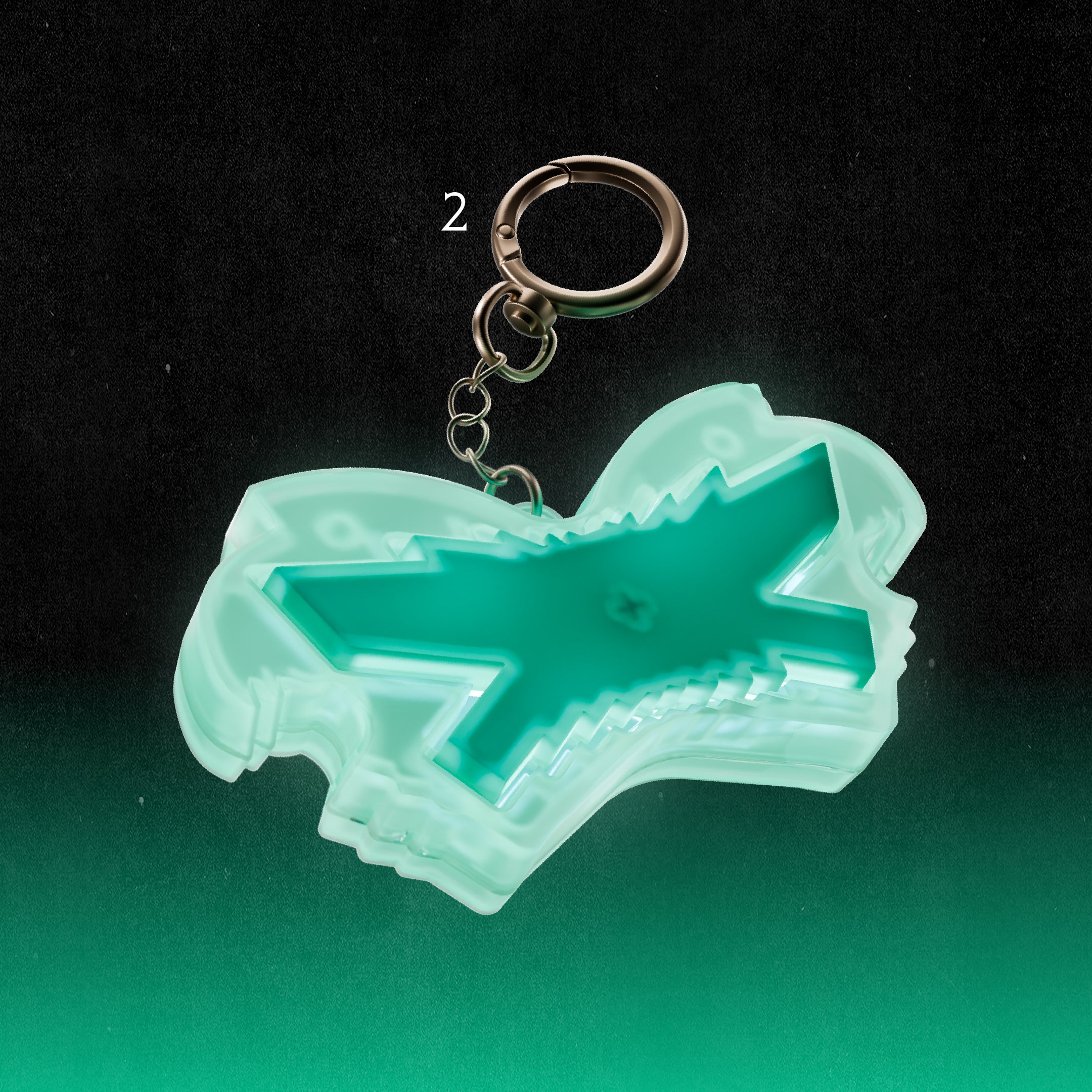 LE SSERAFIM 2nd Single Album 'Made My Night' Glow Clicker Keychain