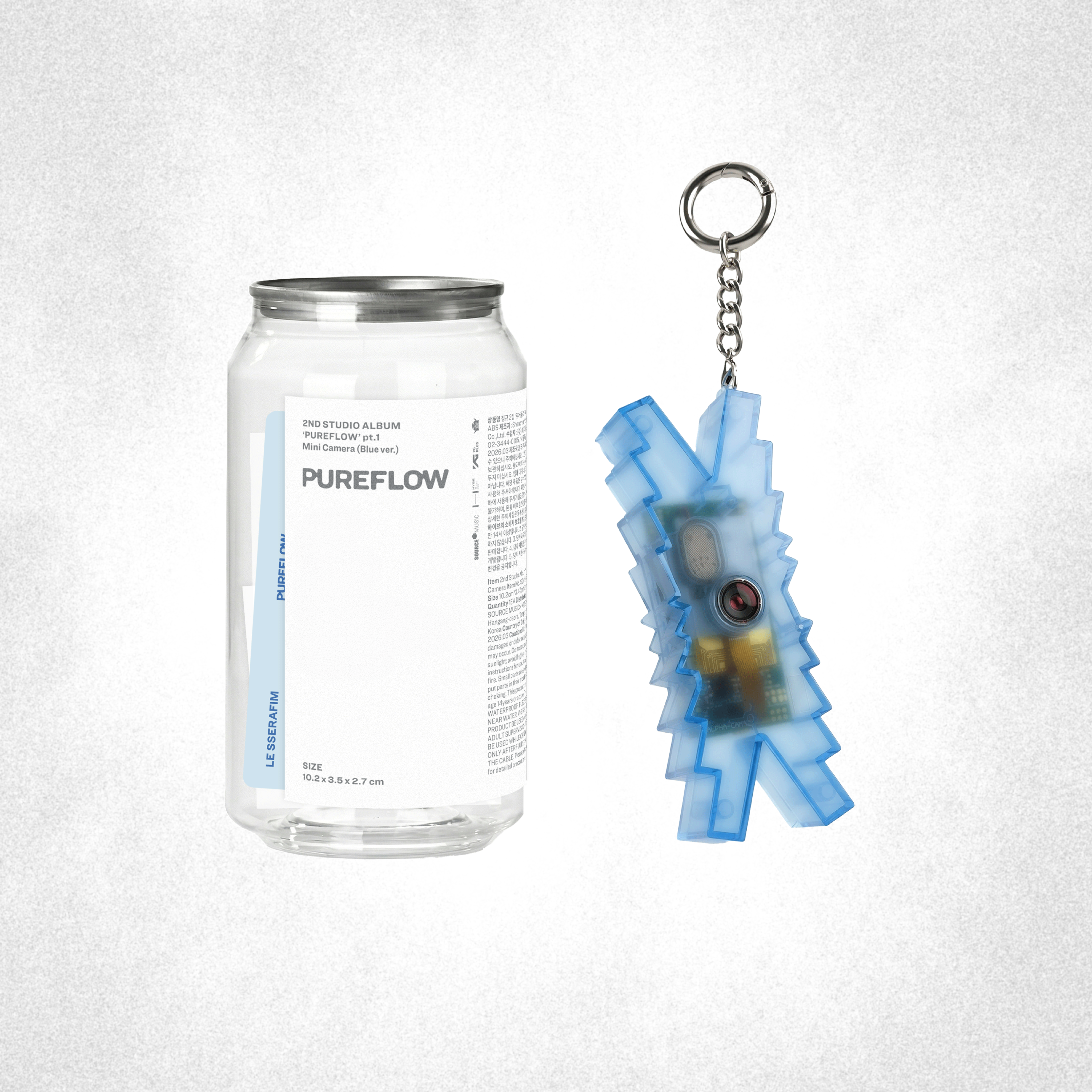 2nd Studio Album 'PUREFLOW' pt.1 Mini Camera (Blue ver.) 1