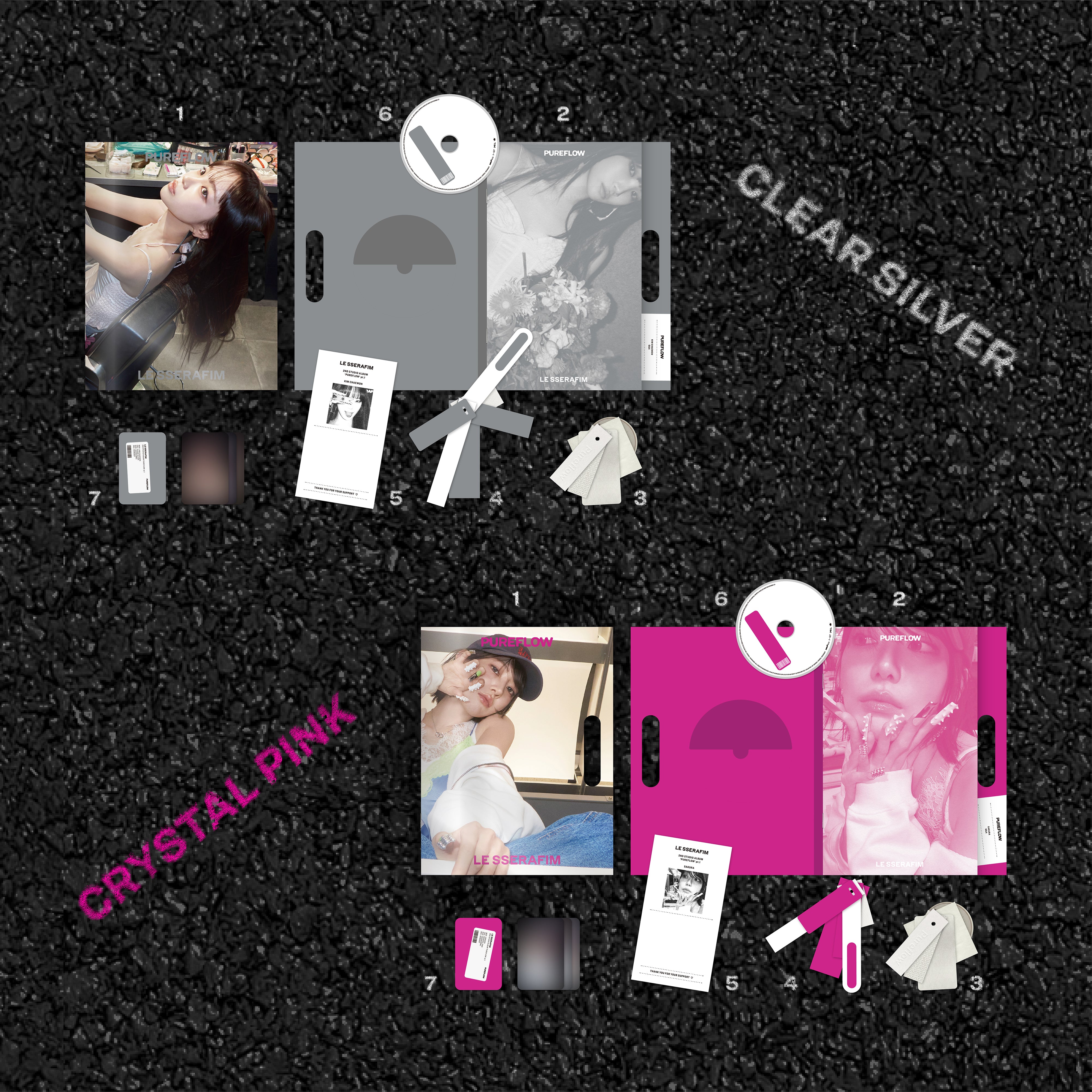 2nd Studio Album 'PUREFLOW' pt.1 (COMPACT ver.) - LE SSERAFIM