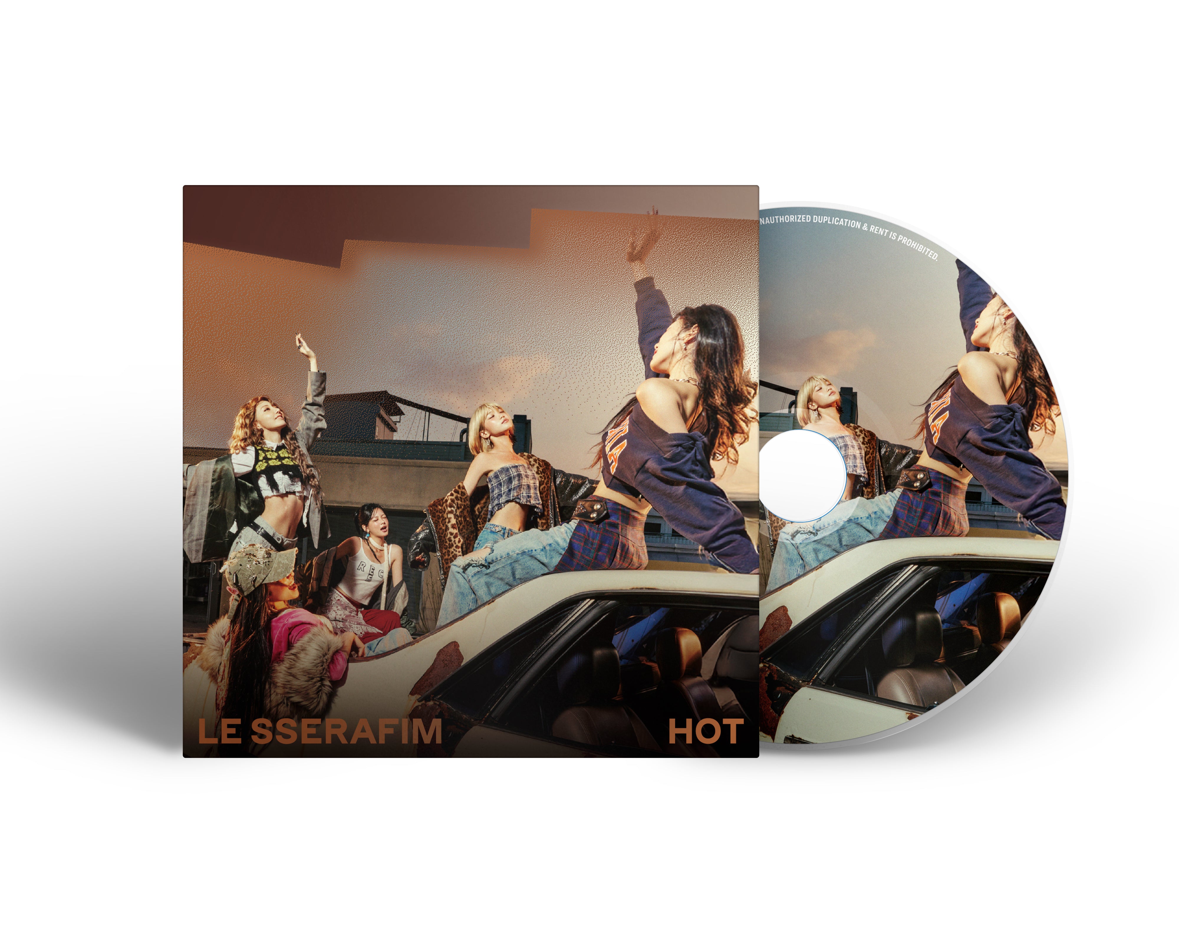 5th Mini Album ‘HOT’ Single CD (LE SSERAFIM ver.)