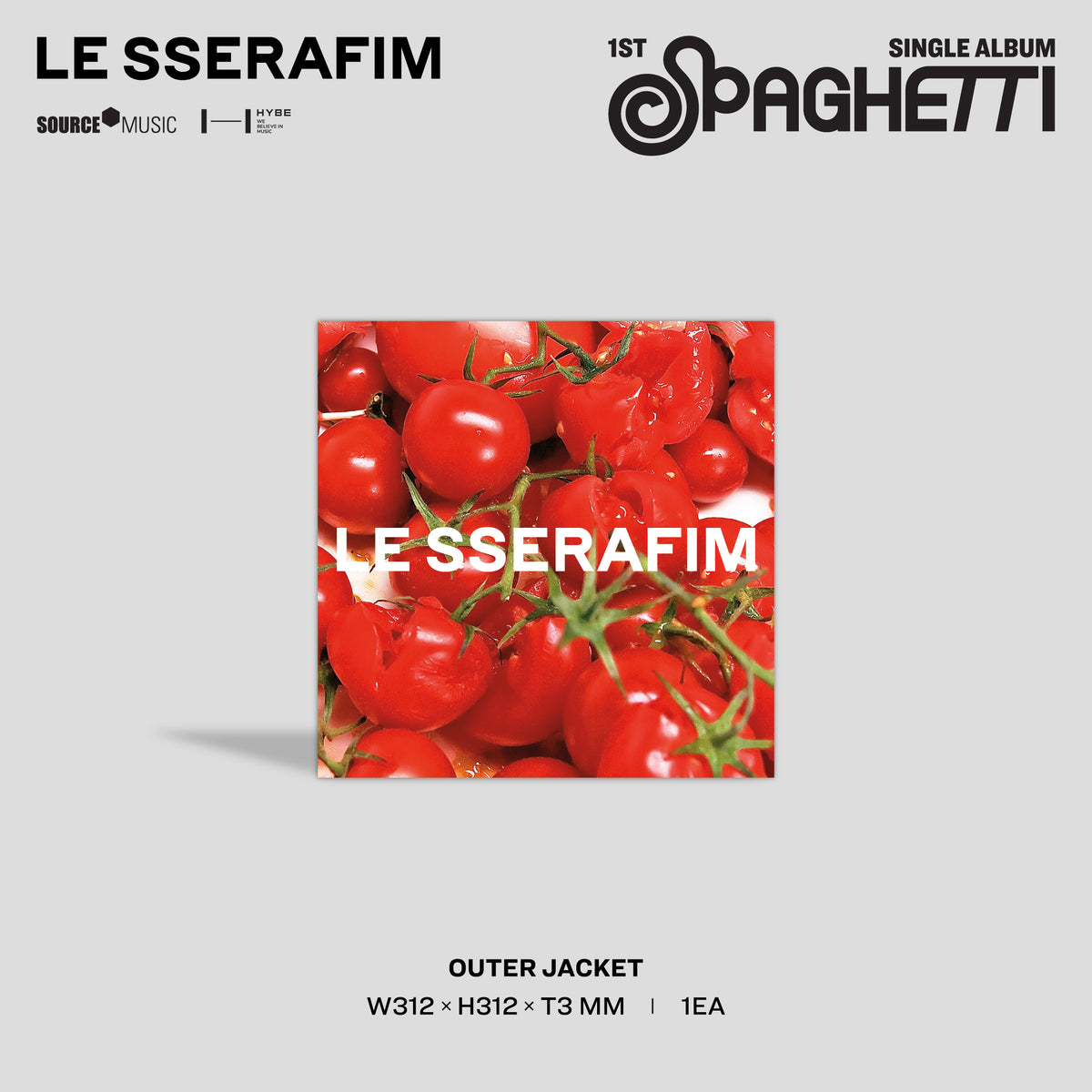 1st Single Album 'SPAGHETTI' - LE SSERAFIM Official Store
