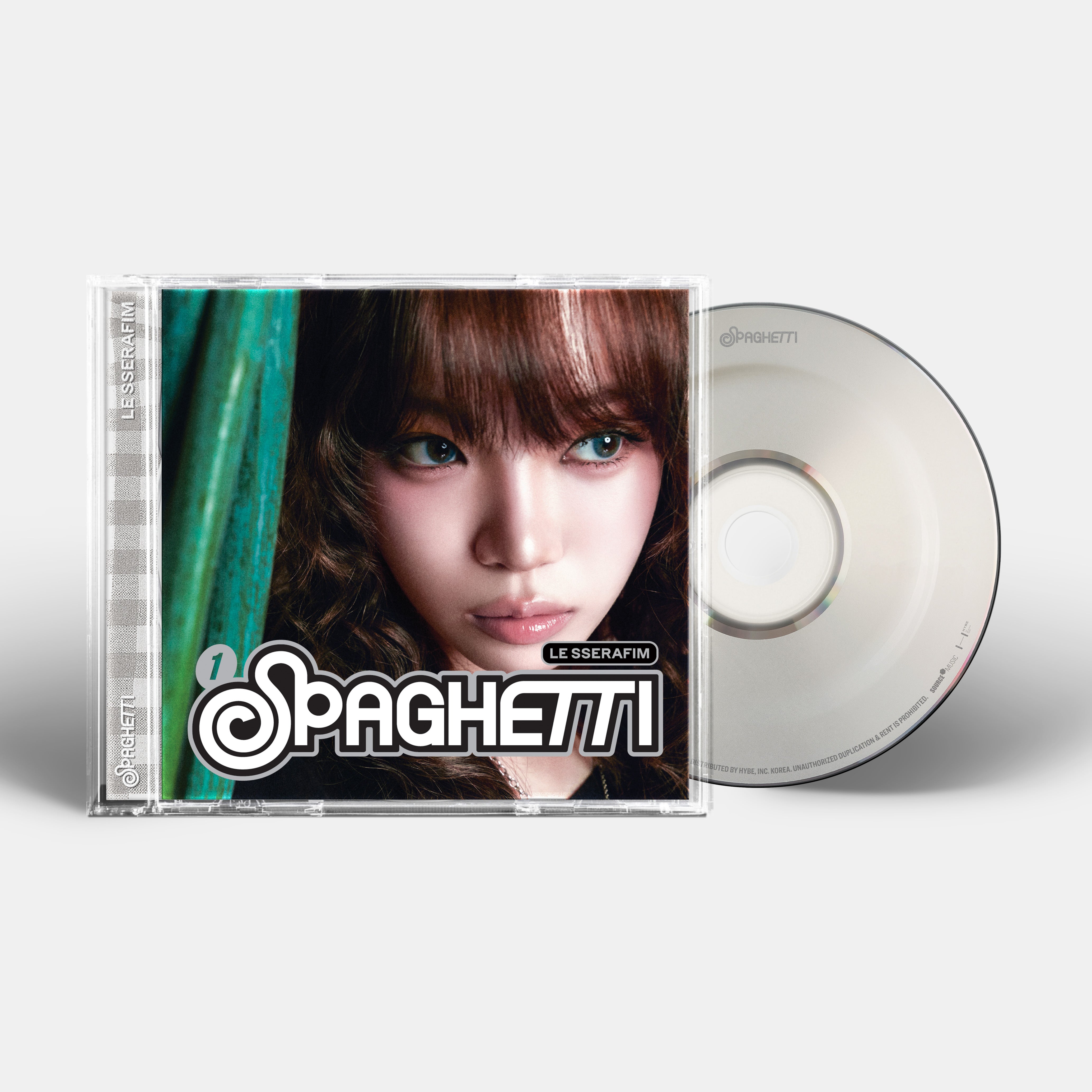 1st Single Album 'SPAGHETTI' Single CD (Plate ver.)