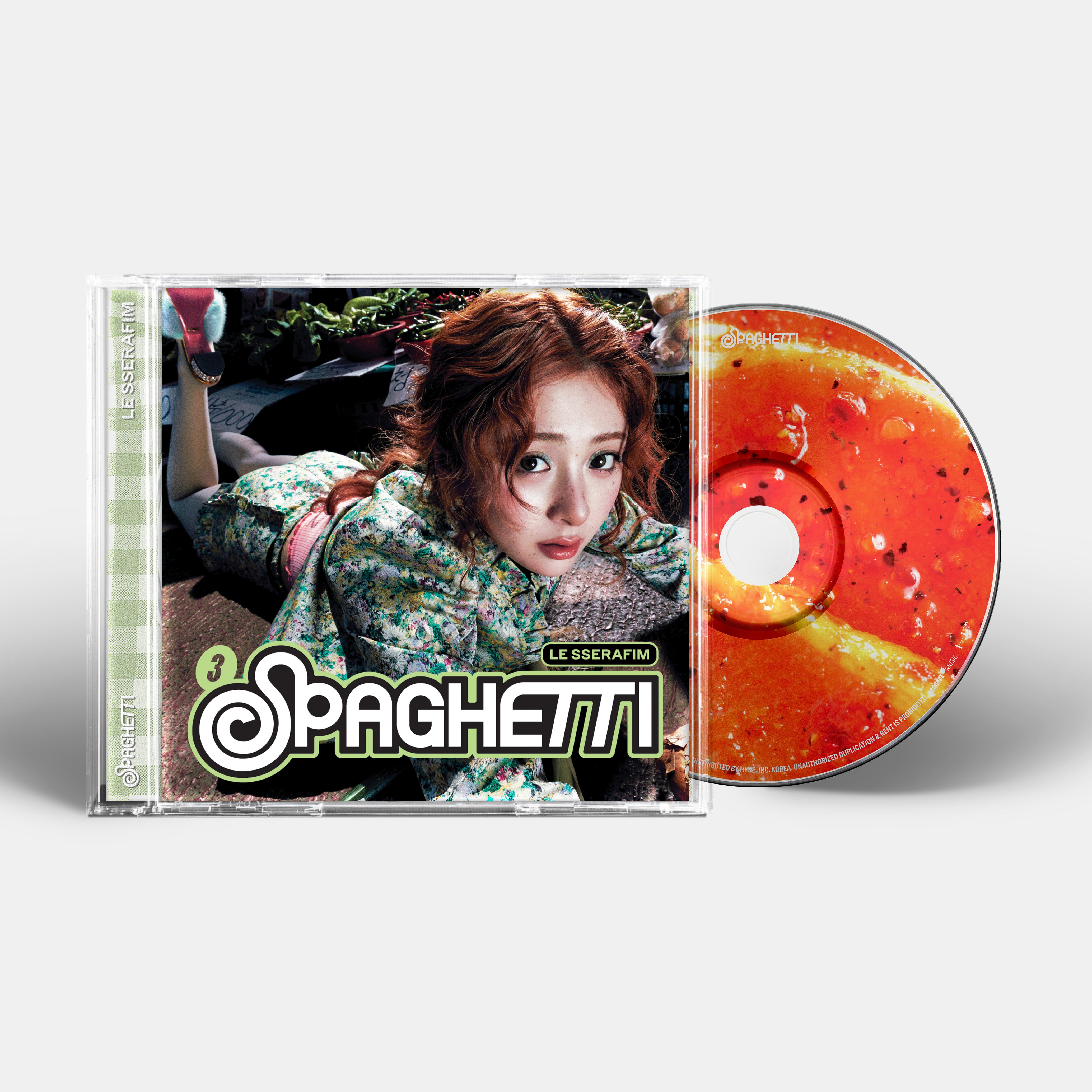 1st Single Album 'SPAGHETTI' Single CD (Sauce ver.)