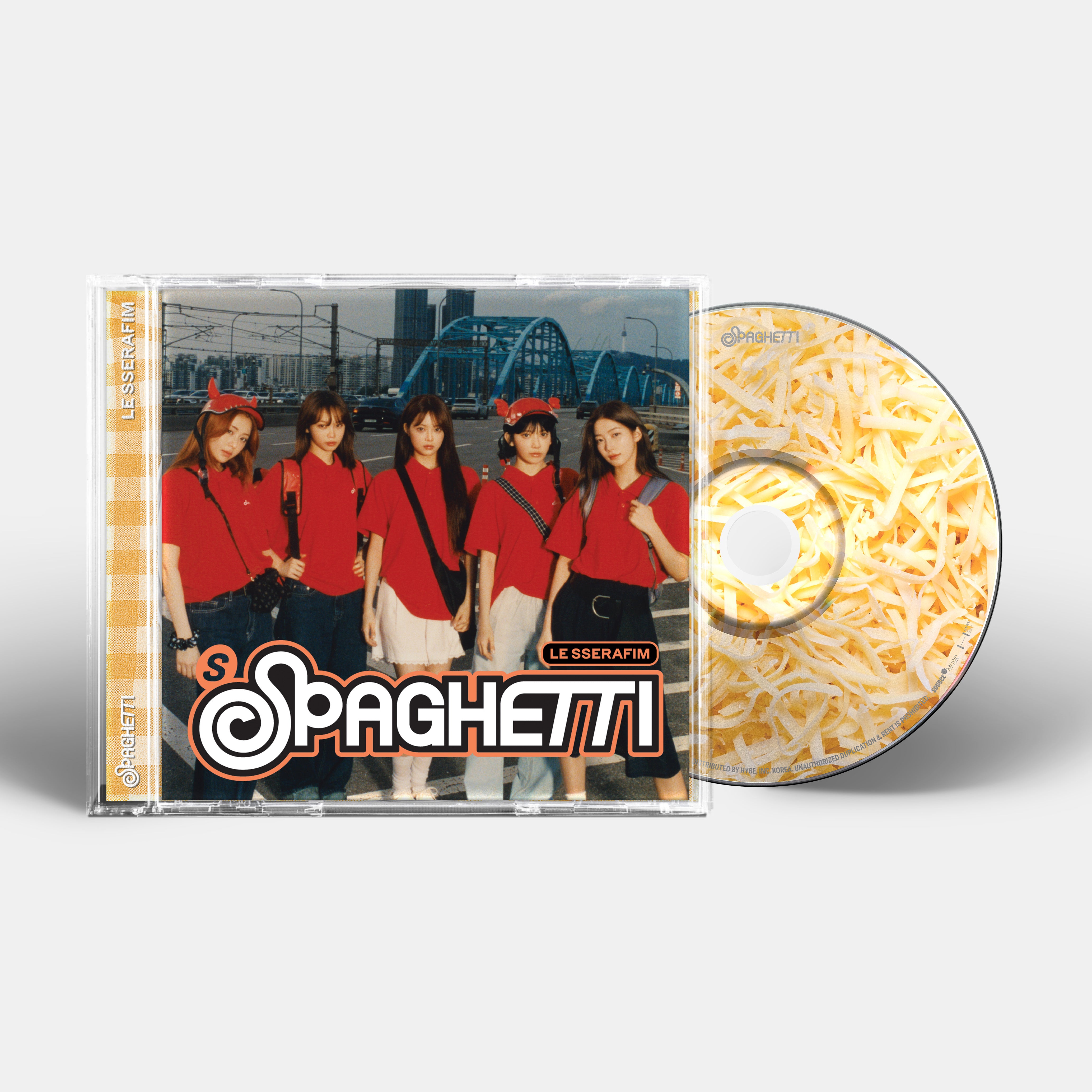 1st Single Album 'SPAGHETTI' Single CD (Cheese ver.)