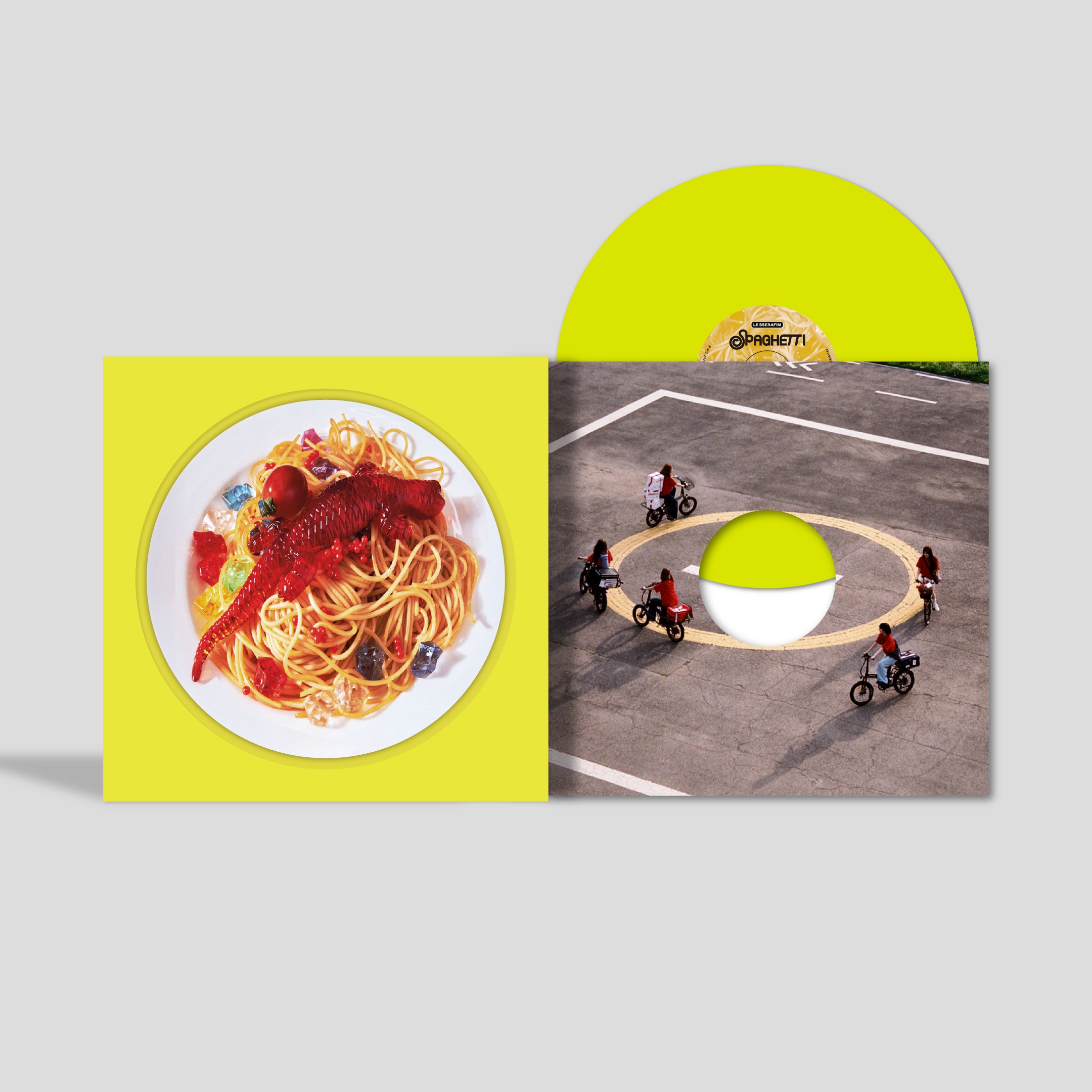 1st Single Album "SPAGHETTI" Vinyl [Neon Yellow]