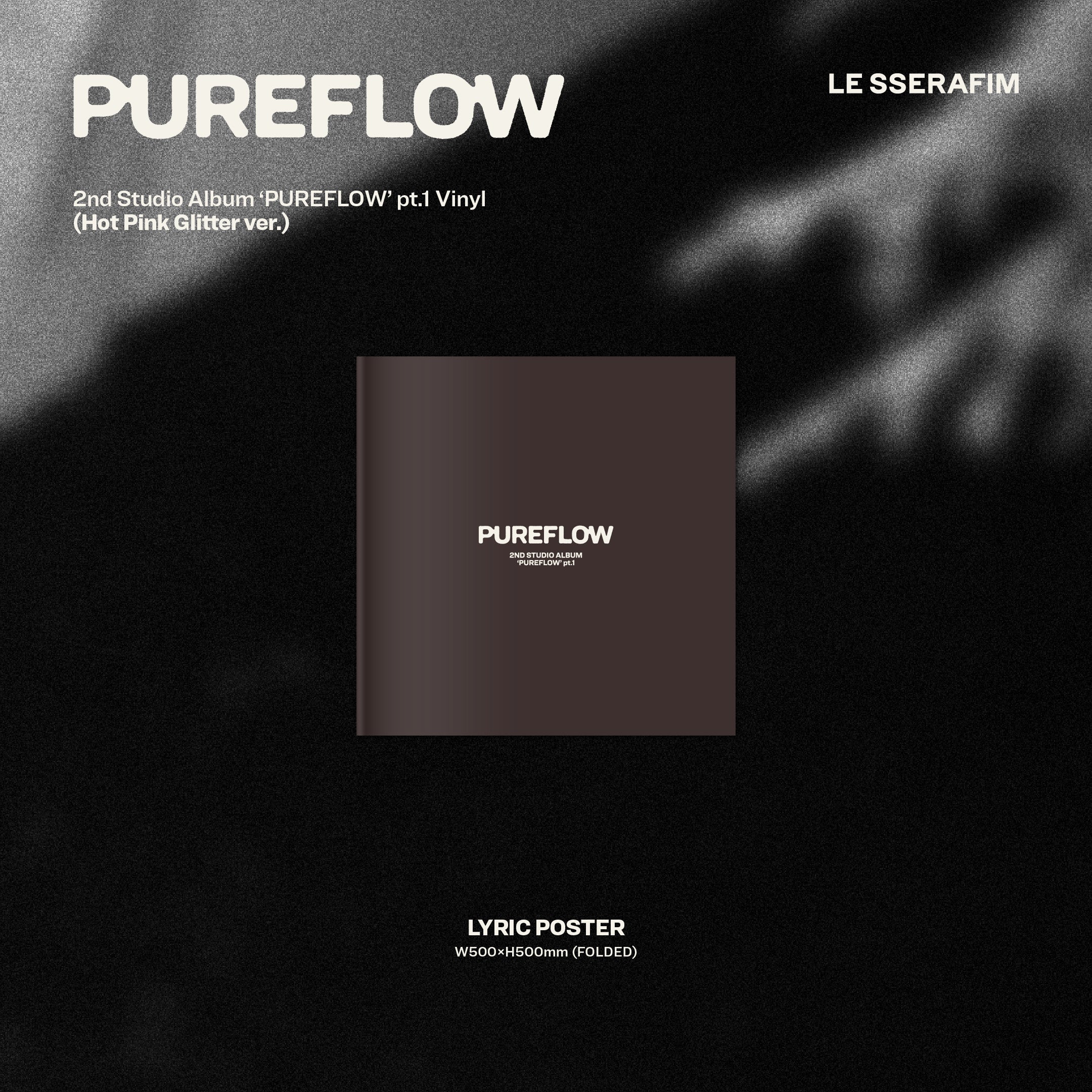 2nd Studio Album ‘PUREFLOW’ pt.1 Vinyl (Hot Pink Glitter Ver.) (D2C Exclusive) 6