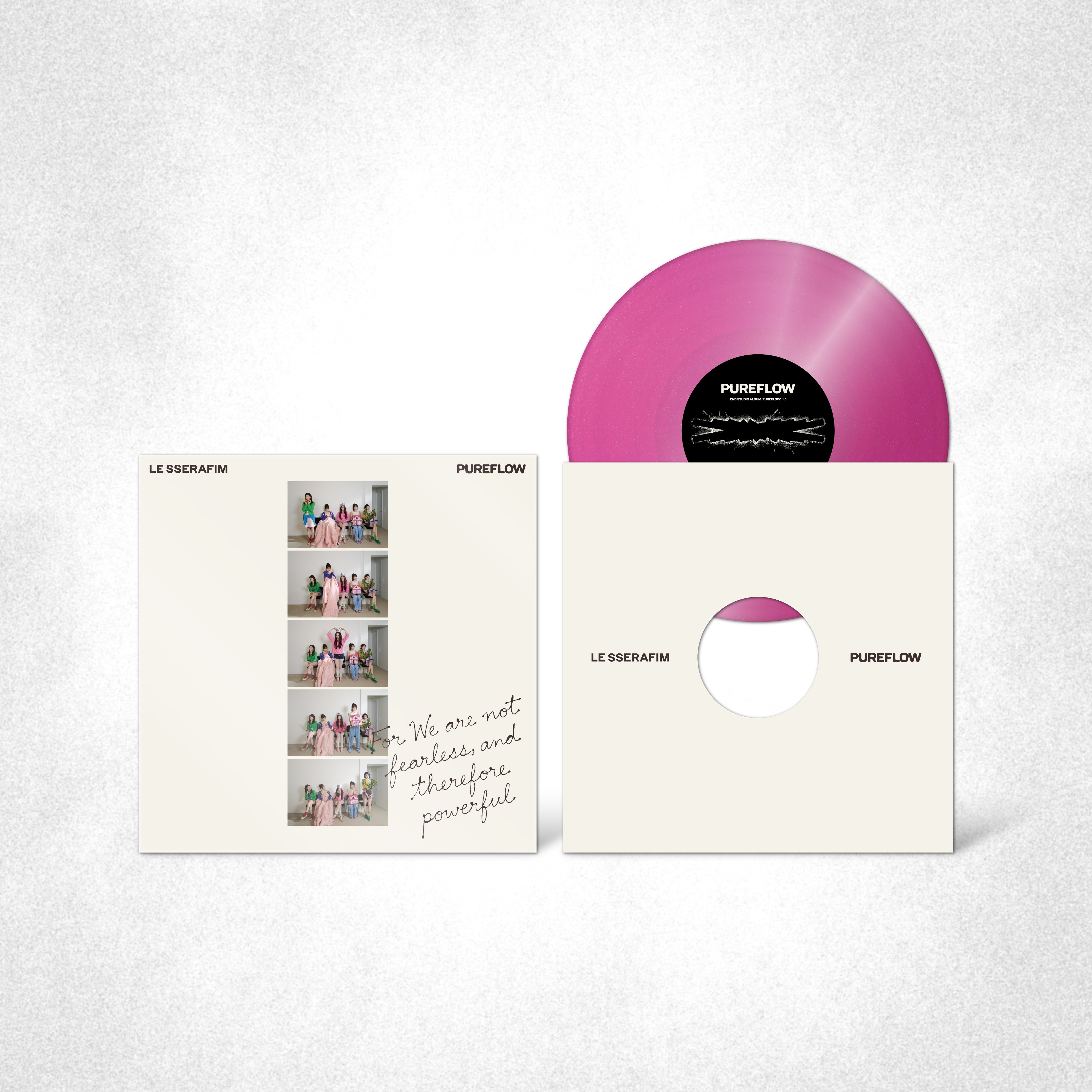 2nd Studio Album ‘PUREFLOW’ pt.1 Vinyl (Hot Pink Glitter Ver.) (D2C Exclusive)