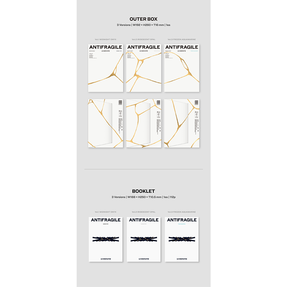 2nd Mini Album 'ANTIFRAGILE' FROZEN AQUAMARINE - LE SSERAFIM 2nd Mini Album 'ANTIFRAGILE' FROZEN AQUAMARINE - LE SSERAFIM