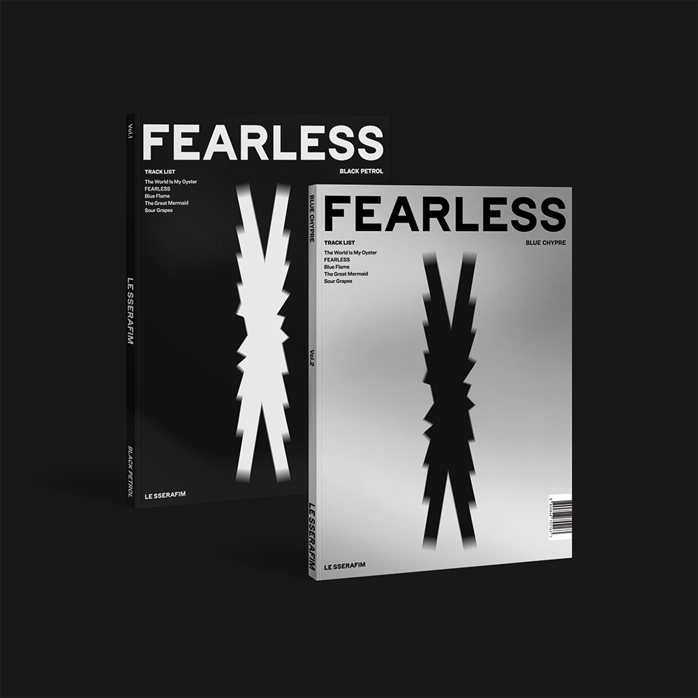 1st Mini Album 'FEARLESS' BLACK PETROL BOTH